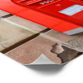 デンマークのレッドメールボックス ポスター (角)