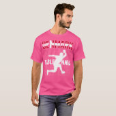 デンマークの卓球ファン用デンマーク国旗ジャージ Tシャツ (正面フル)