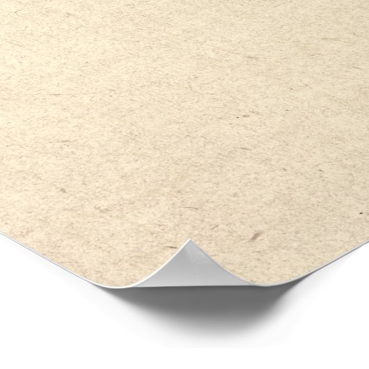 デンマークの古楽譜マップ ポスター (角)