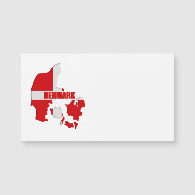 デンマークの地図 (正面)