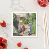 デンマークの夏の日（母と娘） スタンダードカクテルナプキン (インサイチュ)