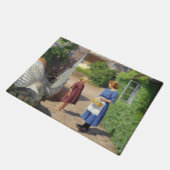 デンマークの夏の日（母と娘） ドアマット (アングル)