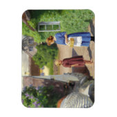 デンマークの夏の日（母と娘） マグネット (縦)