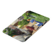 デンマークの夏の日（母と娘） マグネット (左側)