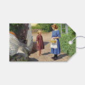 デンマークの夏の日（H.A.ブレンデキルデ） ギフトタグ (正面(横))