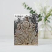 デンマークの太ったバイキングのポストカード！ ポストカード (スタンド正面)