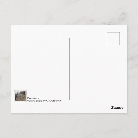 デンマークの太ったバイキングのポストカード！ ポストカード (裏面)