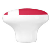 デンマークの旗とセラミックノブのプル セラミックノブ (側面)
