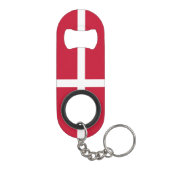 デンマークの旗 キーホルダー栓抜き (裏面)