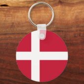 デンマークの旗 キーホルダー (裏面)