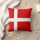 デンマークの旗 クッション (ブランケット)