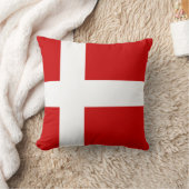 デンマークの旗 クッション (ブランケット)
