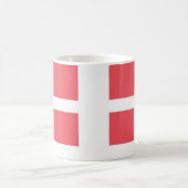 デンマークの旗 コーヒーマグカップ (中央)