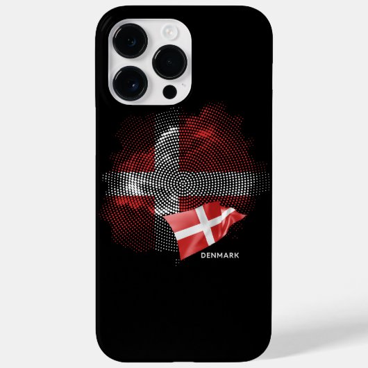 デンマークの旗 Case-Mate iPhoneケース (裏面)