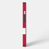 デンマークの旗 iPhoneケース (左側面)