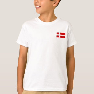 デンマークの旗 Tシャツ