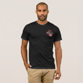デンマークの旗 Tシャツ (正面フル)