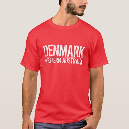 デンマークの町 Tシャツ (正面)