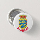 デンマークの紋章 缶バッジ (正面&裏面)