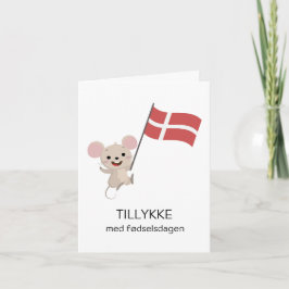 デンマークの誕生日カード – Tillykke med fedselsdagen カード