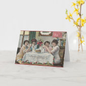 デンマークの誕生日- Fodseldag カード (黄色い花)