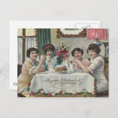 デンマークの誕生日- Fodseldag ポストカード (正面/裏面)