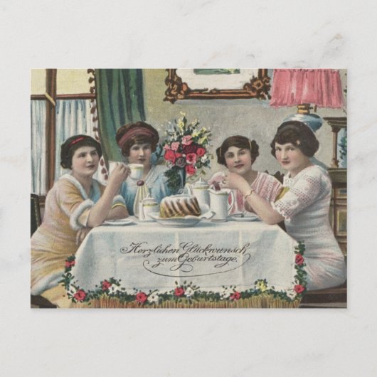 デンマークの誕生日- Fodseldag ポストカード (正面)