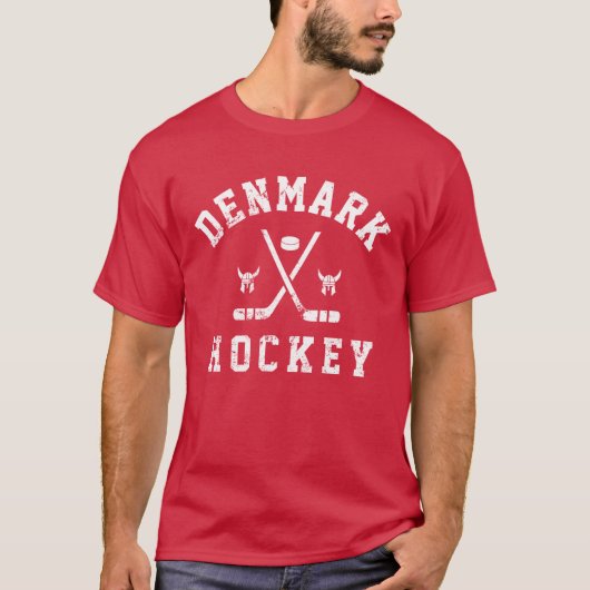 デンマークアイスホッケー  Tシャツ (正面)