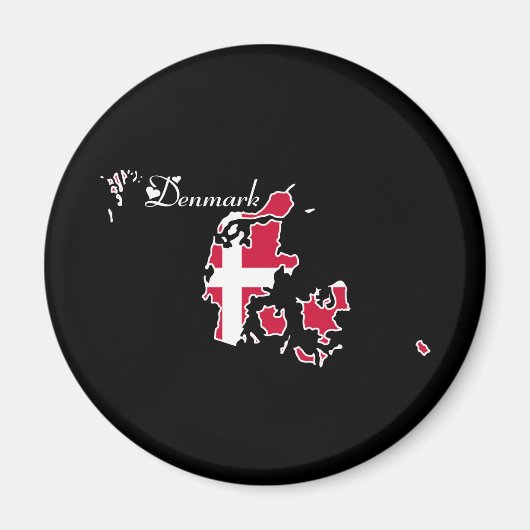 デンマークカッコいい マグネット (正面)