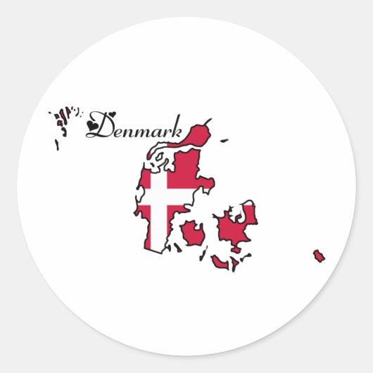 デンマークカッコいい ラウンドシール (正面)