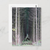 デンマーククール魔女はがき！ ポストカード (正面/裏面)