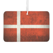 デンマークグランジ国旗 カーエアーフレッシュナー (裏面)