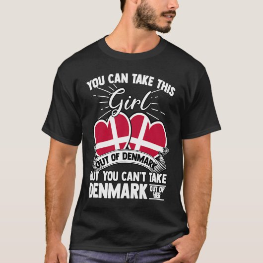 デンマークコペンハーゲン児童デンマーク語 Tシャツ (正面)