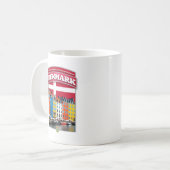 デンマークコペンハーゲン欧州 コーヒーマグカップ (正面左)