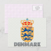 デンマークコート・オブ・アームズ ポストカード (正面/裏面)