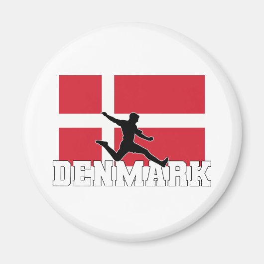 デンマークサッカー代表 マグネット (正面)