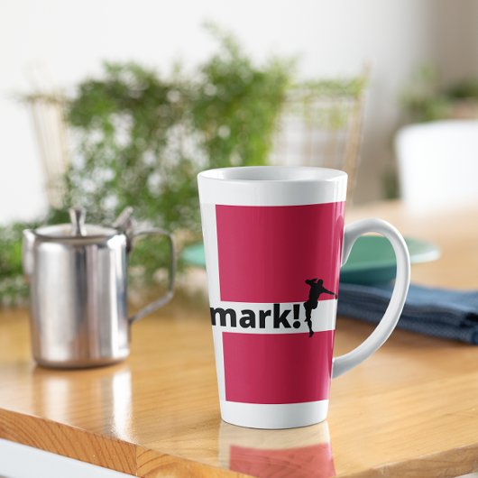 デンマークサッカー カフェラテマグ