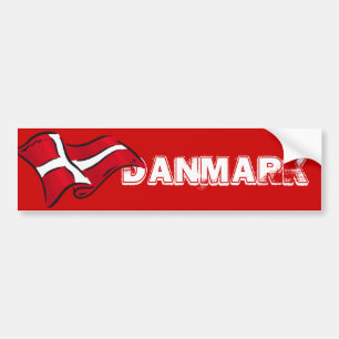 デンマークサッカー バンパーステッカー