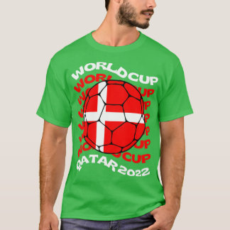 デンマークサッカー Tシャツ