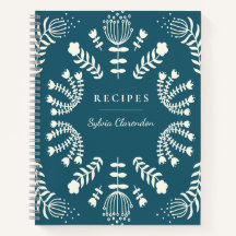 デンマークティール（緑がかった色）ブルーフォーク花パーソナライズされたレシピ