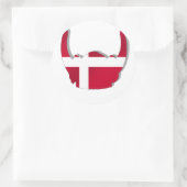 デンマークデンマークバイキングダンスクヘルメット ラウンドシール (バッグ)