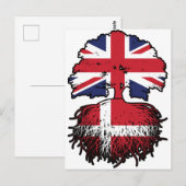 デンマークデンマーク英国統一されたイギリスイギリス ポストカード (正面/裏面)