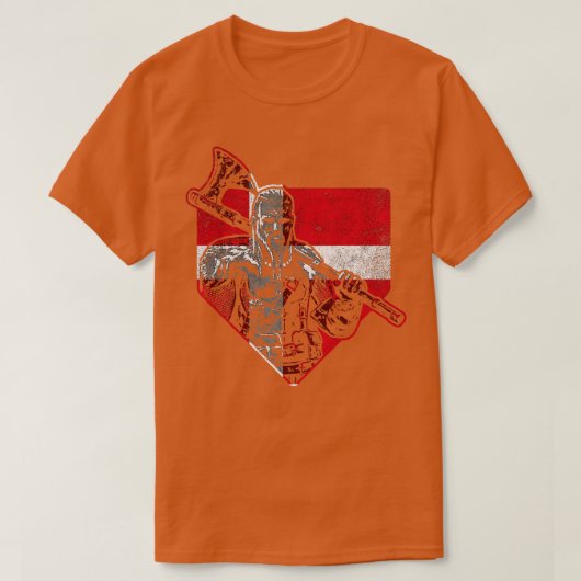 デンマークバイキング戦士2 Tシャツ (デザイン正面)