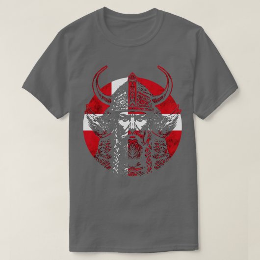 デンマークバイキング戦士5 Tシャツ (デザイン正面)