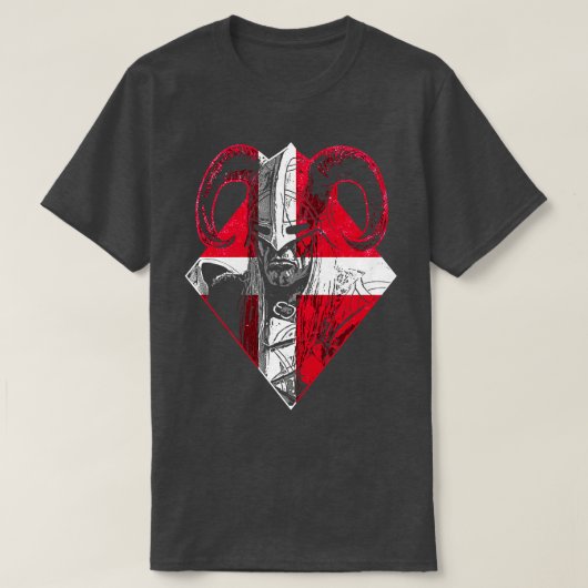 デンマークバイキング戦士7 Tシャツ (デザイン正面)