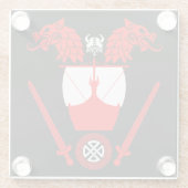 デンマークバイキング ガラスコースター (裏面)