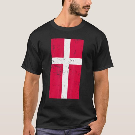 デンマークヨーロッパScandanaviaコペンハーゲン動揺してF Tシャツ (正面)