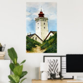 デンマークライトハウス ポスター (ホームオフィス)