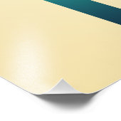 デンマークヴィンテージスタイルマップ旅行ポスター フォトプリント            (角)