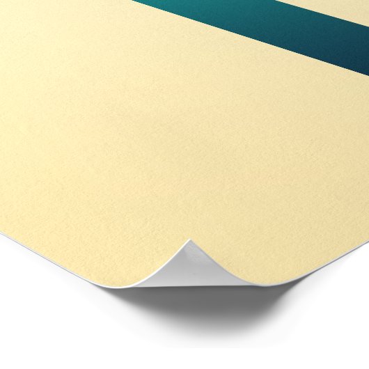 デンマークヴィンテージスタイルマップ旅行ポスター ポスター (角)